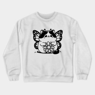 Beautiful cat wings Crewneck Sweatshirt